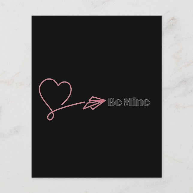 Be Mine: The Romantic Express Flyer (Front)