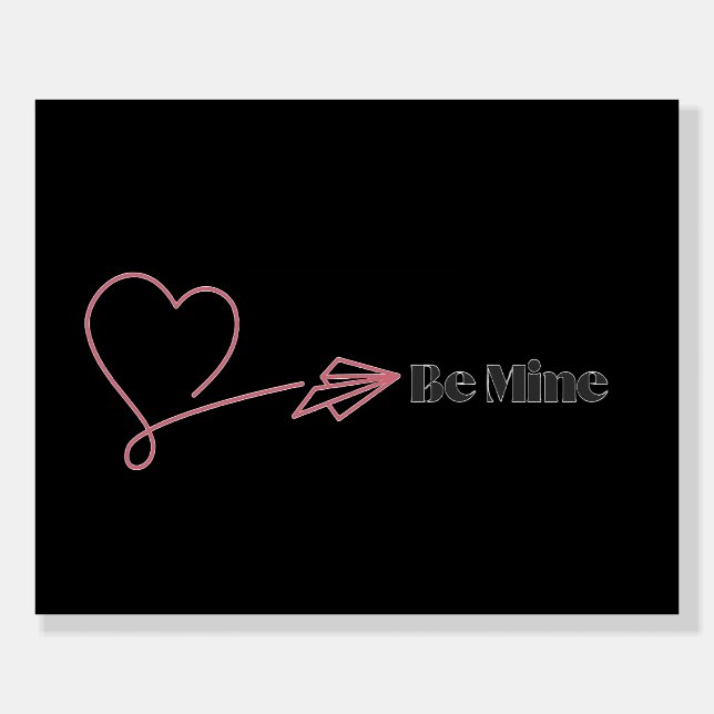 Be Mine: The Romantic Express Foam Board (Front)