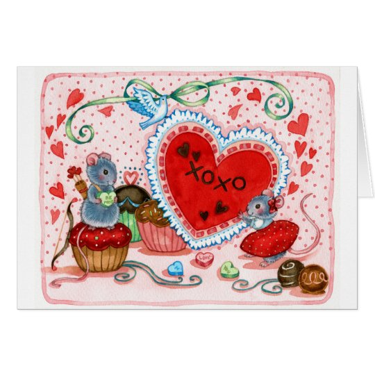 Be Mine - Valentine Mouse Card