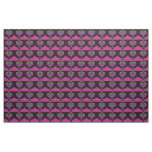 Be Mine Valentine Purple Stripe Heart Fabric