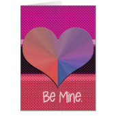 Be Mine Valentine Reflective Heart (Front)