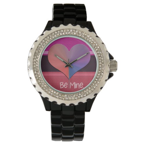 Be Mine Valentine Reflective Heart Watch