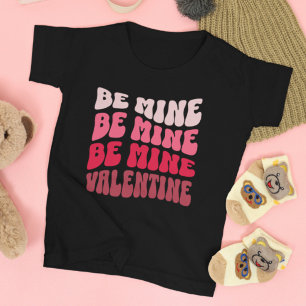 Be Mine Valentine Retro Wave Baby T-Shirt
