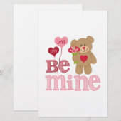 Be Mine Valentine Teddy (Front/Back)