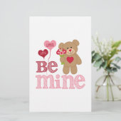 Be Mine Valentine Teddy (Standing Front)