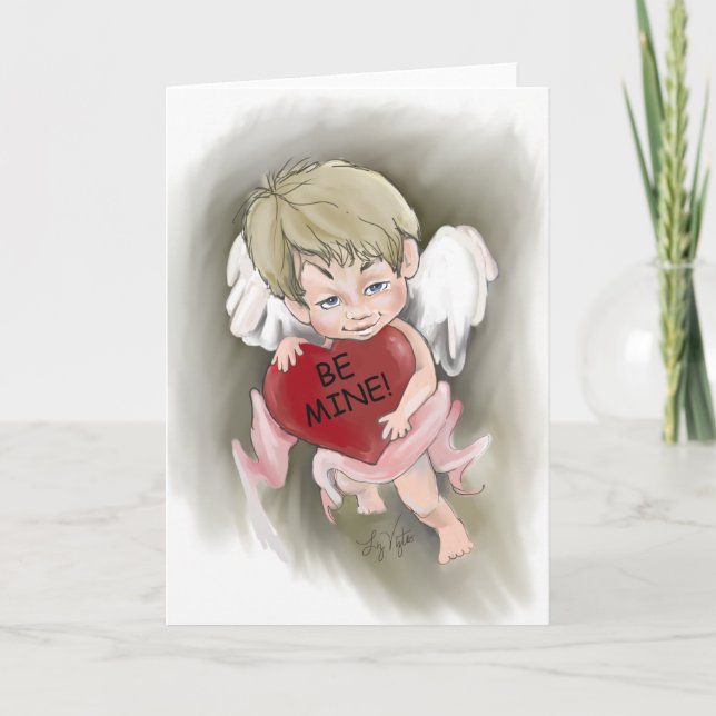 Be Mine Valentine's Day Blank Card (Front)