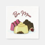 Be Mine Valentine's Day Candy Napkins