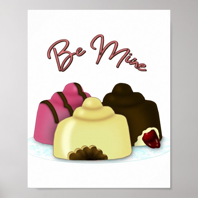 Be Mine Valentine's Day Candy Poster (Front)