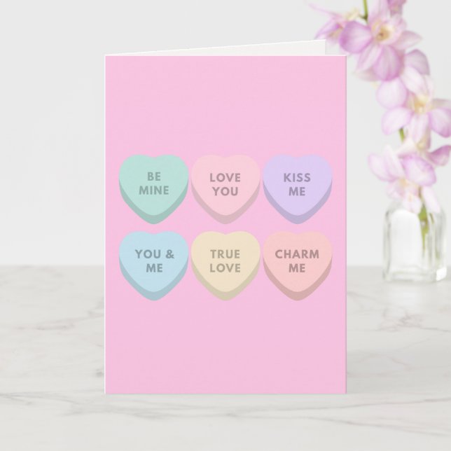 Be Mine Valentine's Day Card (Orchid)