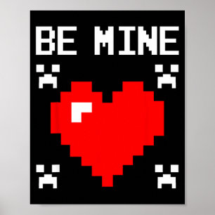 Be Mine Valentines Day Gift Shirt For Boyfriend, G Poster