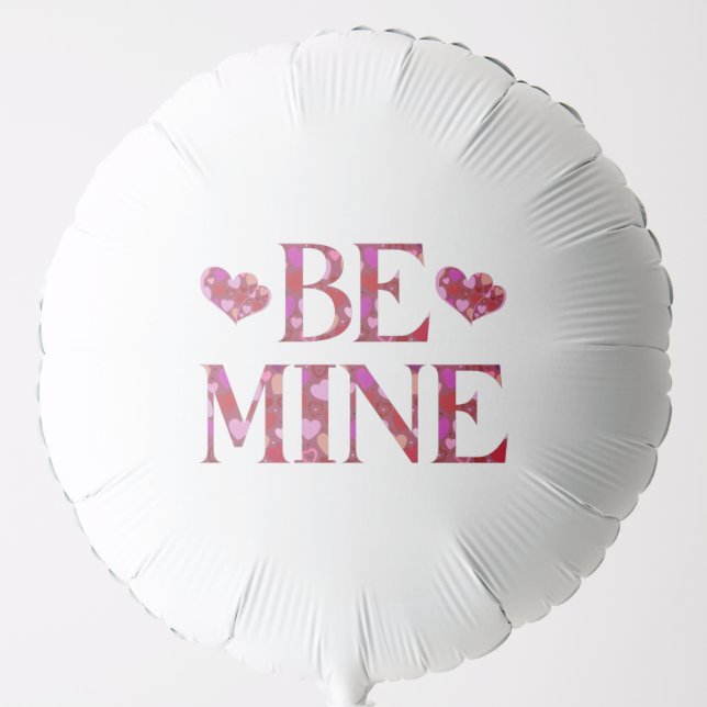 Be Mine Valentine's Day Helium Balloon (Front)
