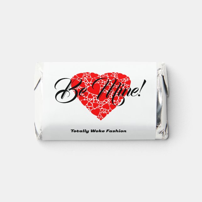 Be Mine Valentines Day Mini Chocolate Bars Hershey's Miniatures (Front)