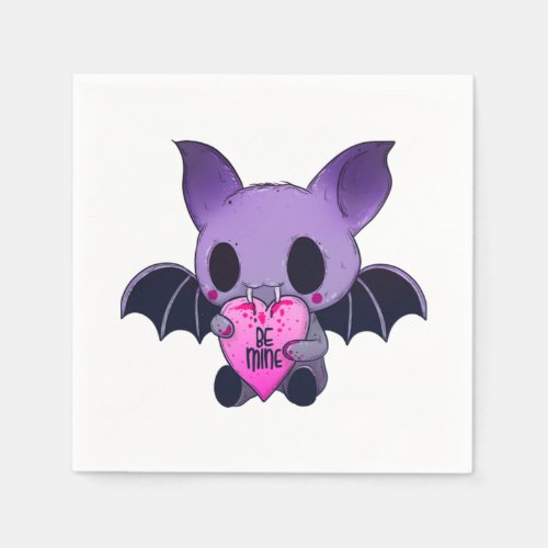 Be mine vampire bat 36 napkins