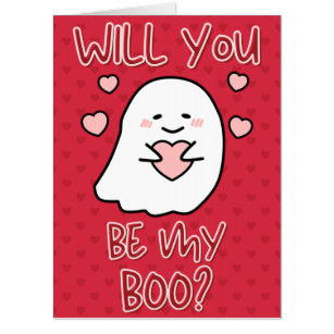 Be My Boo Custom Photo Giant Valentine Card