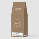 Be My Bridesmaid Brown Script Wedding Party Roasted Coffee<br><div class="desc">Ask your favorite people to stand by your side with our Will You Be My Bridesmaid Coffee Brown Script Wedding Party Roasted Coffee—a sweet and memorable way to pop the question. Featuring brown and beige tones and romantic script lettering, this beautifully designed coffee favor pairs warmth with charm. Inside, aromatic...</div>