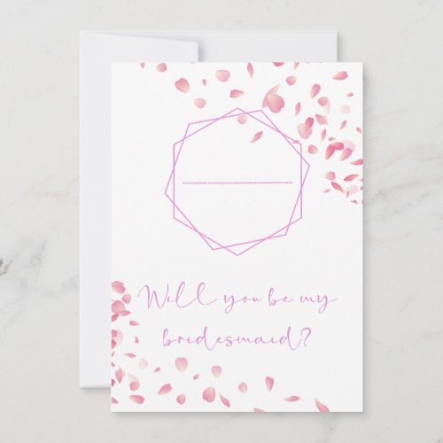 Be My Bridesmaid Card