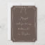 Be my bridesmaid? Chocolate Brown Proposal Card