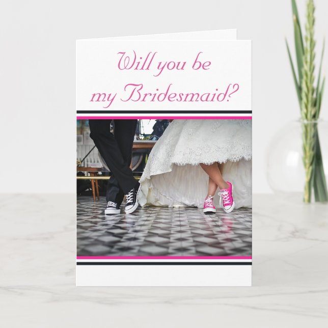 Be My Bridesmaid Invitation (Front)