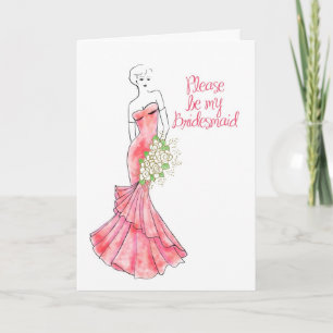 be my bridesmaid invitation