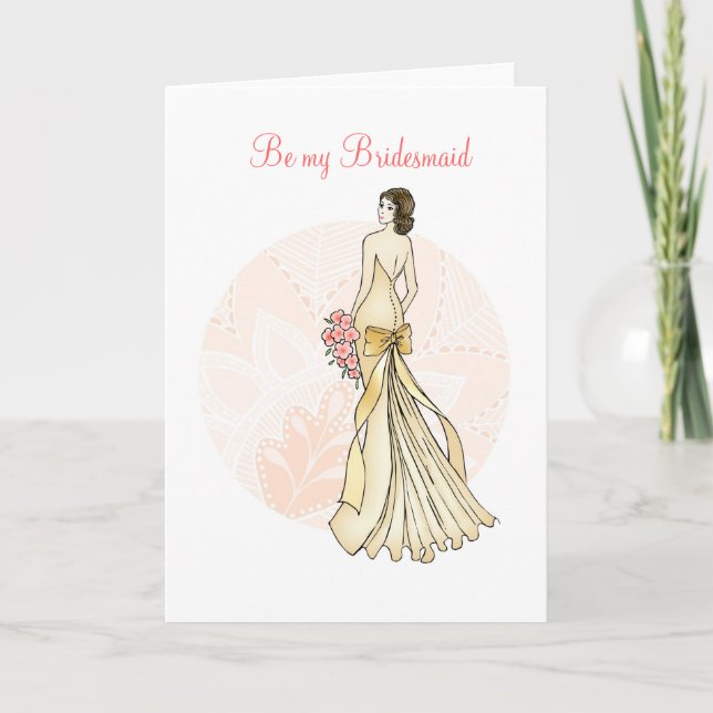 Be my Bridesmaid Invitation (Front)