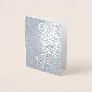 be my flower girl sacred geometry invitation