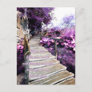 be my flower girl wooden path invite