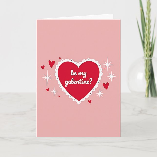Be My Galentine Card (Front)