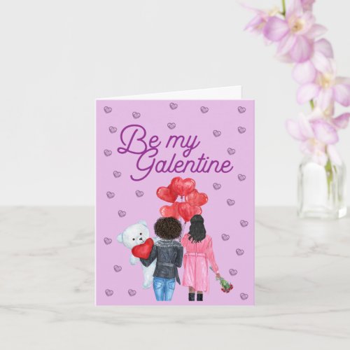 Be my Galentine _ Galentines Day Card