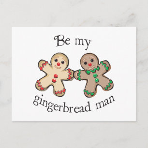 be my gingerbread man postcard