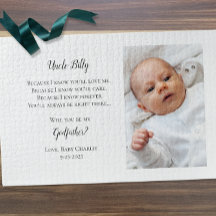 Be My Godfather Proposal Photo Invite