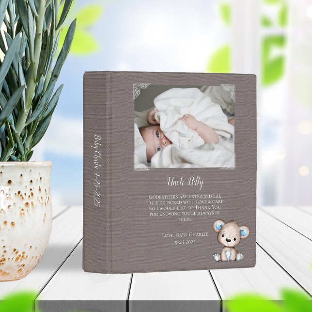 Be My Godfather Proposal Photo Mini Binder (Creator Uploaded)