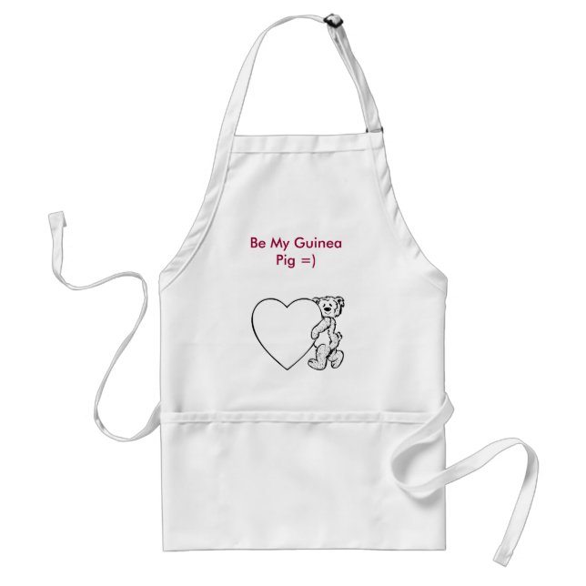 Be My Guinea Pig =) Adult Apron (Front)