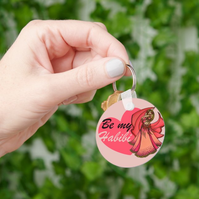 Be My Habibi Belly Dancer Keychain (Hand)