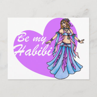 Be my Habibi Belly Dancer Postcard