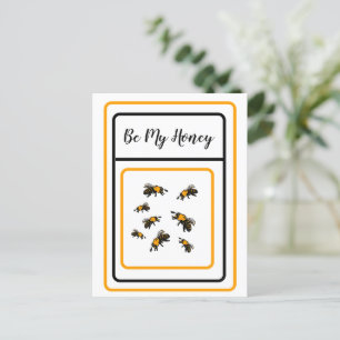 Be My Honey Postcard