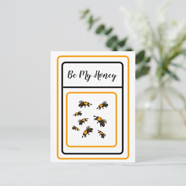 Be My Honey Postcard (Standing Front)