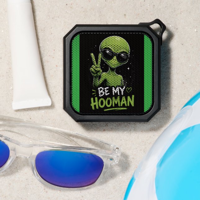 Be My Hooman Alien Design Bluetooth Speaker (Insitu(Beach))