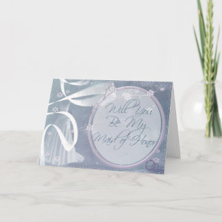 Be My Maid of Honor Wedding Invitation