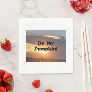 Be My Pumpkin! Napkins