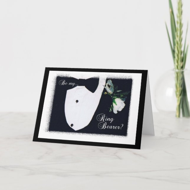 Be my Ring Bearer? Invitation (Front)