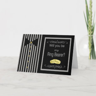 Be My Ring Bearer Request Card