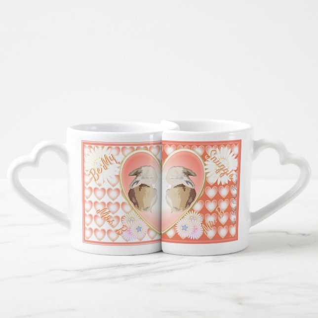 Be my Snuggle Bunny Coffee Mug Set (Front Nesting)
