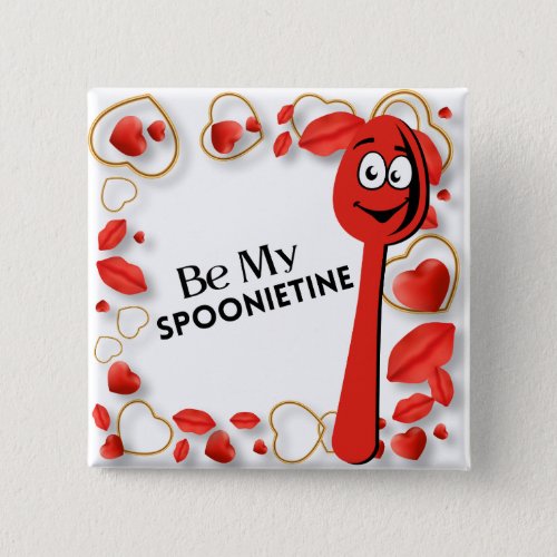Be My Spoonietine   Button