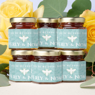 Be My Sweet Honey Bee Wedding Jar Favors