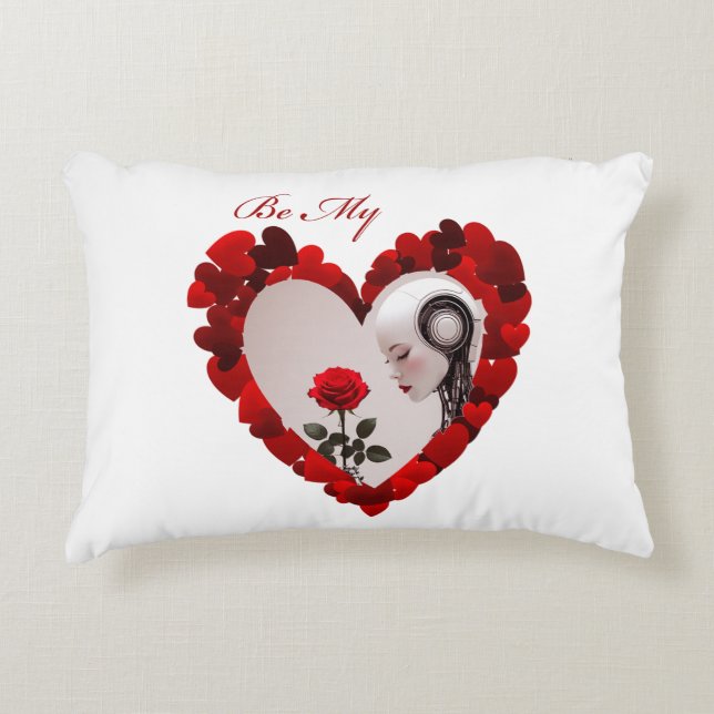 Be My Valentine ❤️ Accent Pillow (Front)