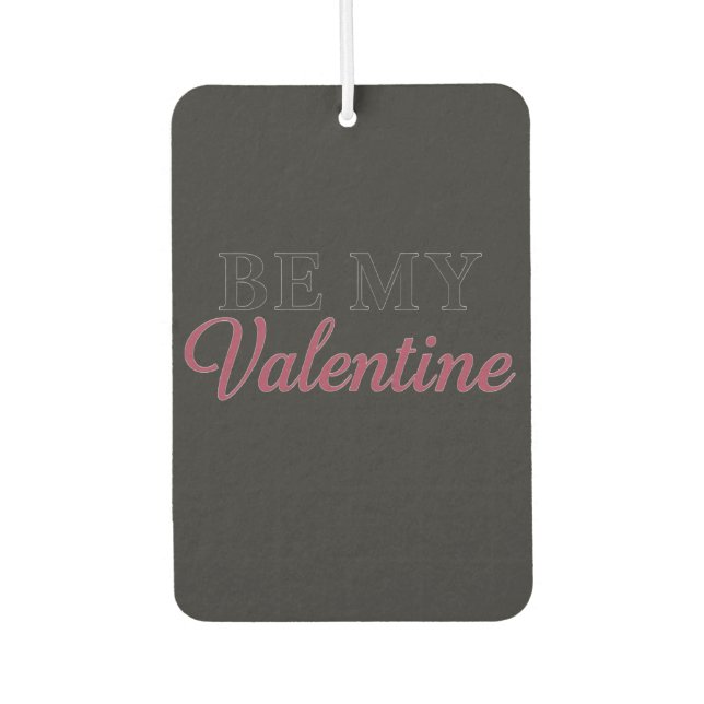 BE MY VALENTINE AIR FRESHENER (Front)