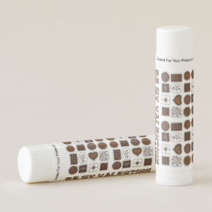 Be My Valentine Box of Chocolates Chocoholic Lip Balm