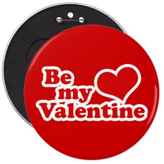 Be My Valentine Buttons