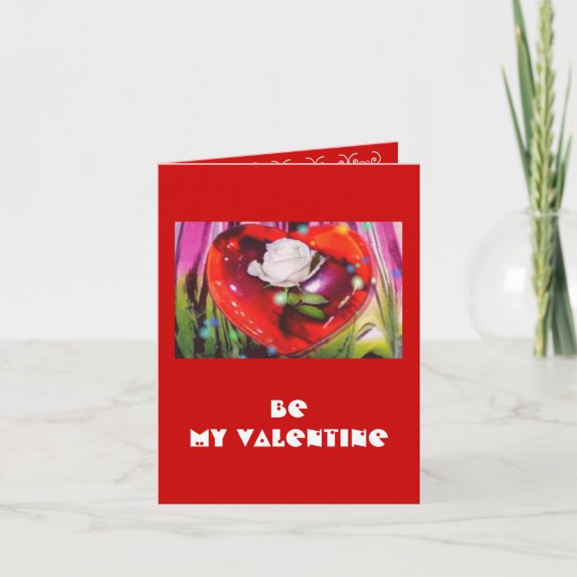 BE MY VALENTINE Card (Front)
