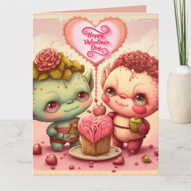 Be my valentine custom card (Front)